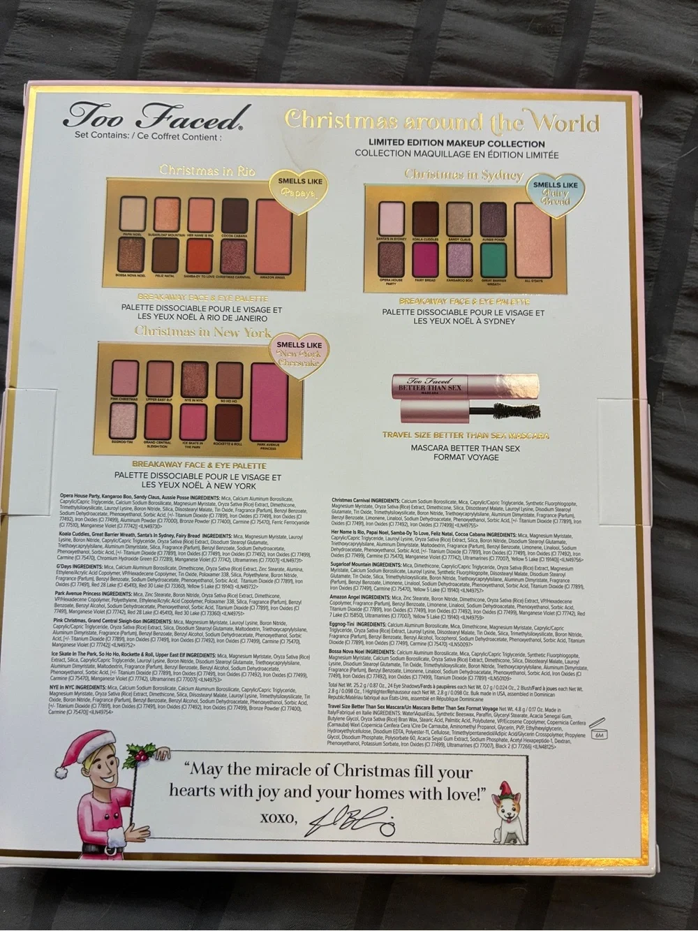 Too Faced Christmas Around the World Eyeshadow Palette